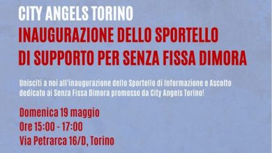 Inaugurazione sportello di ascolto senza fissa dimora City Angels Torino