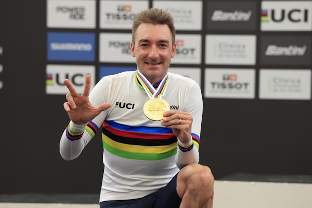 Mondiali Pista Elia Viviani oro