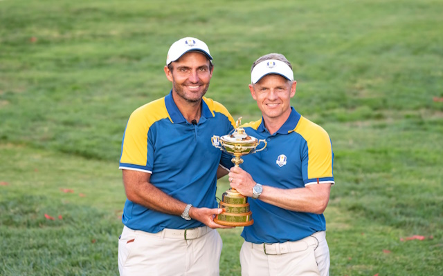 Edo Molinari con Luke Donald vittoria Ryder Cup Roma