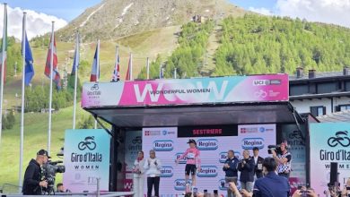 Sestriere Giro d’Italia Women podio