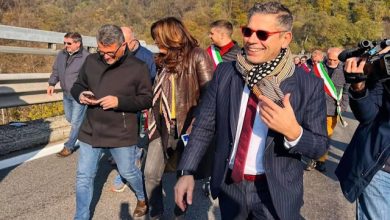 Sergio Bartoli alla manifestazione per il Ponte Preti